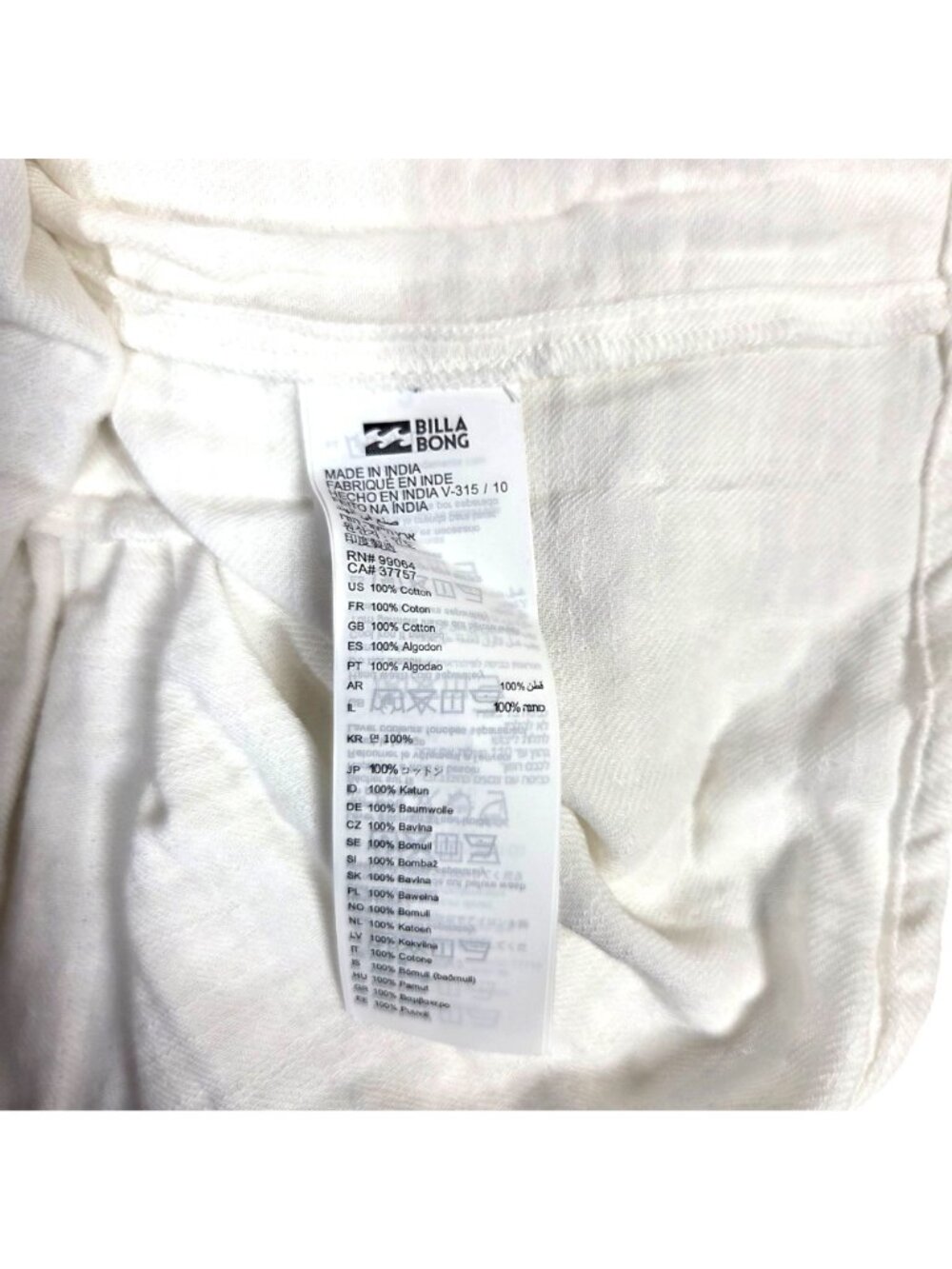 Billabong x Sincerely Jules Dress Small White Lovers Wish Boho Cowgirl NEW - Picture 12 of 14